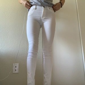 All saints white jeans